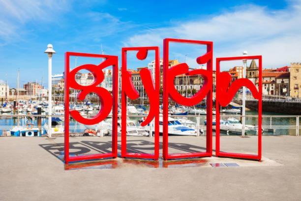 Piso Gijon Centro Lägenhet Exteriör bild